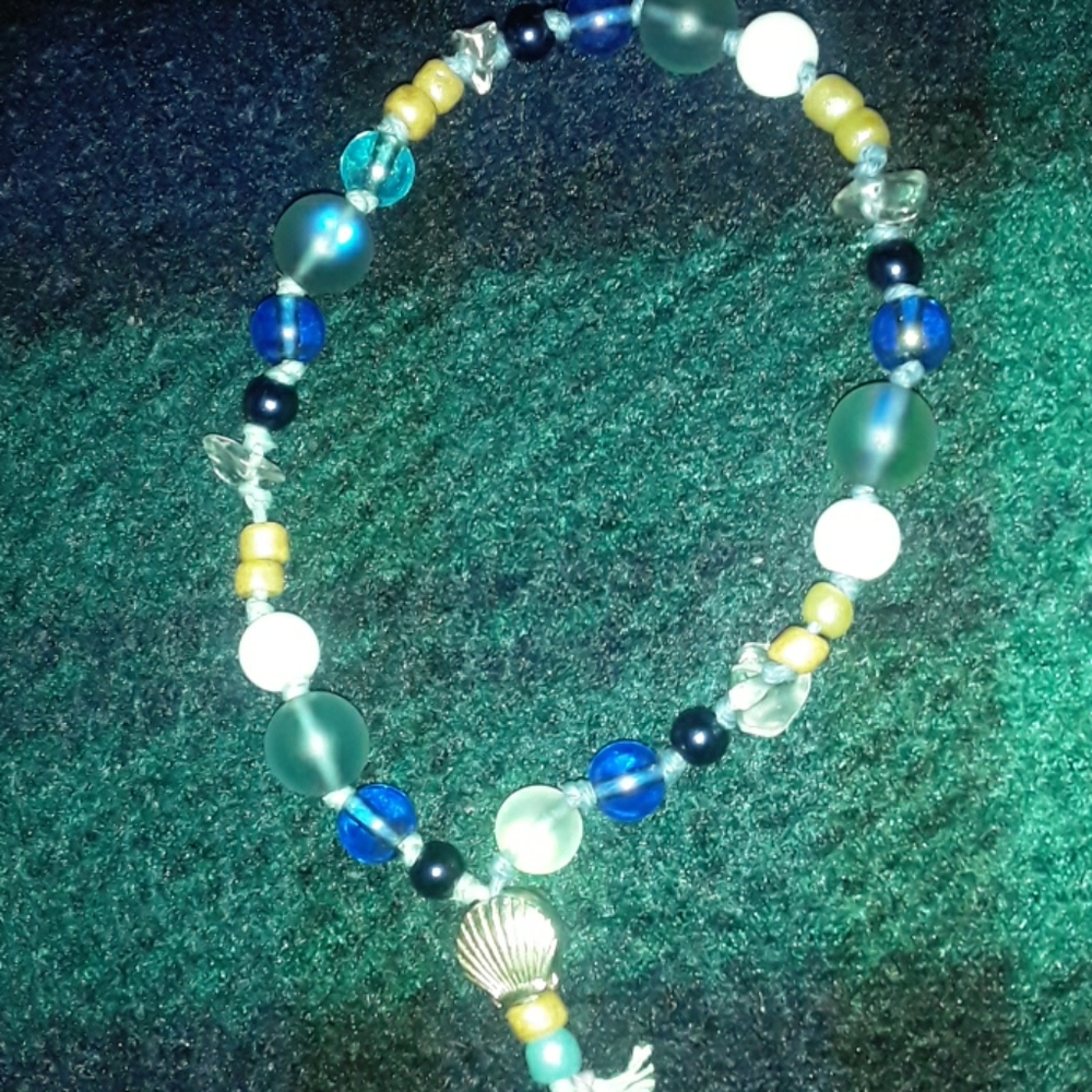 Quarter 27 bead mala bracelet
